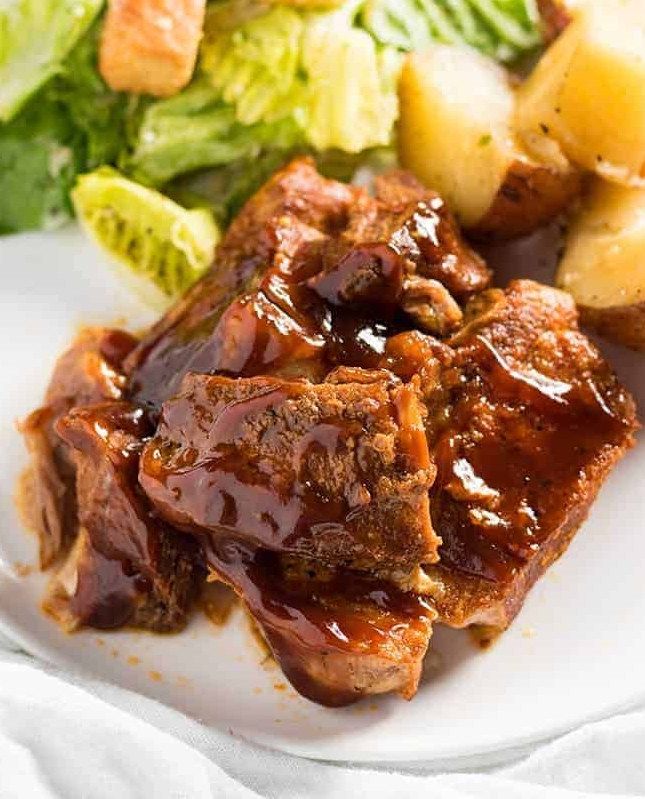 braised country style pork ribs instant pot