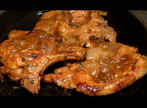 braised pork chops in oven