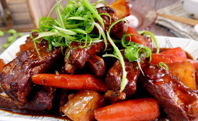 chinese braised pork spare ribs recipe