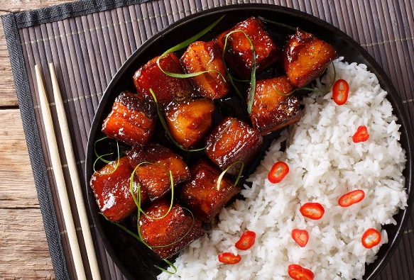 five spice braised pork belly