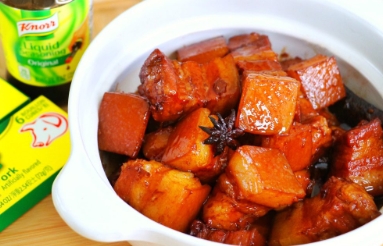 red braised pork