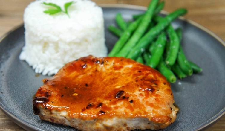 orange braised pork chops