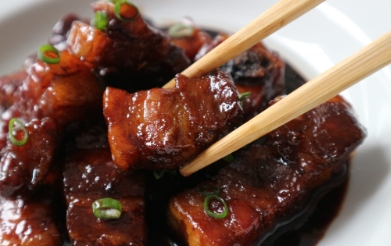 pork belly braised in soy sauce