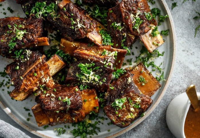 red wine pork ribs