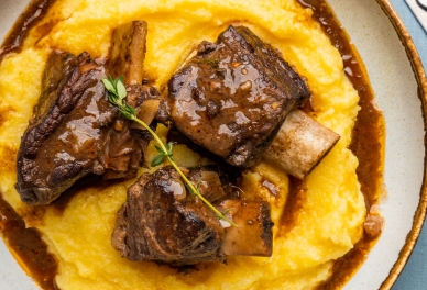 red wine braised pork ribs