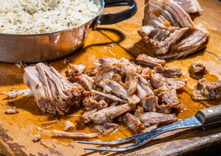 pork shoulder cooked in cider