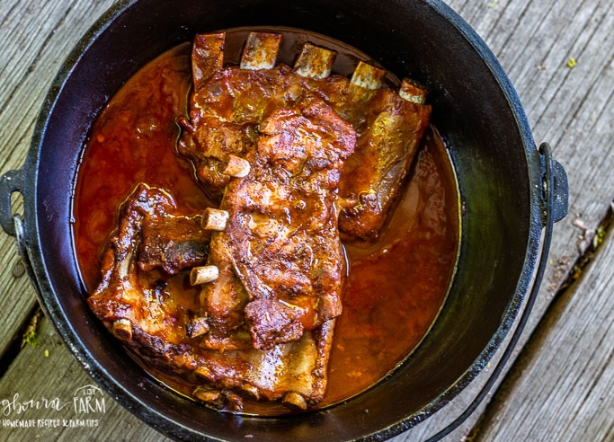 spare ribs in dutch oven recipe