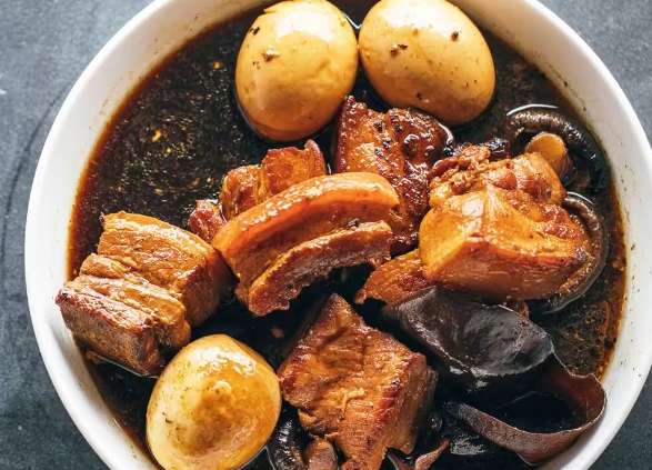 soy braised pork belly