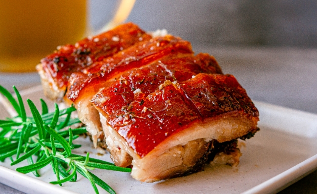 whole braised pork belly