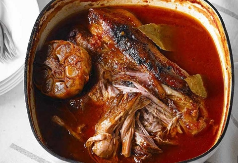 wine braised pork shoulder